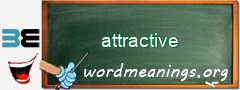 WordMeaning blackboard for attractive